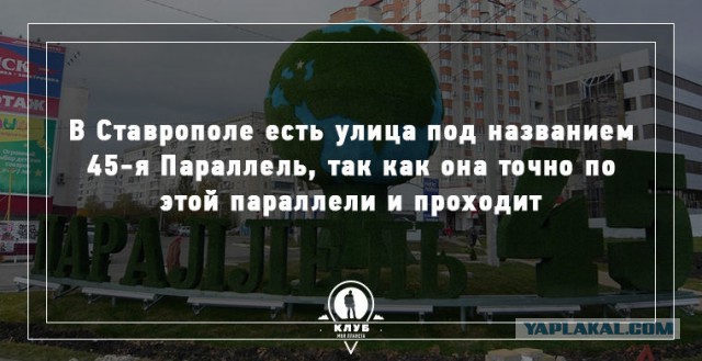 Любопытные факты о России