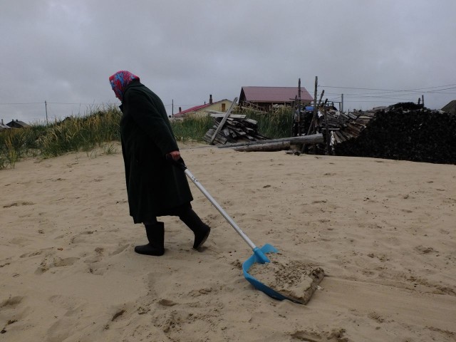 Шойна: поселок уходит в песок