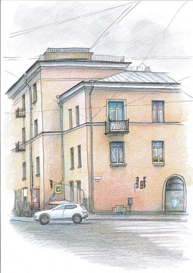 Рисунки. Санкт-Петербург.