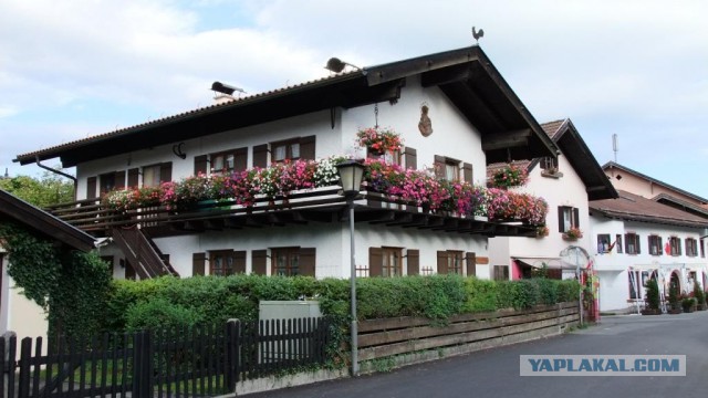 Сказочная деревушка в баварских Альпах