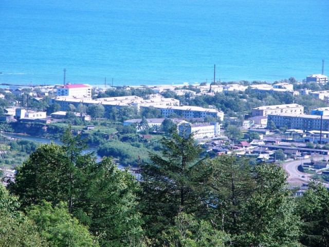 Транспортные картинки с Сахалина середины ХХ века