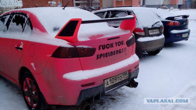 Надписи на авто.