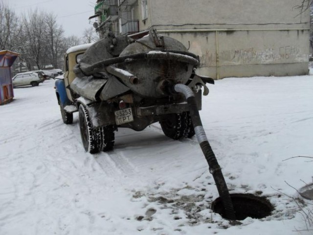 Коллапс автоцистерны