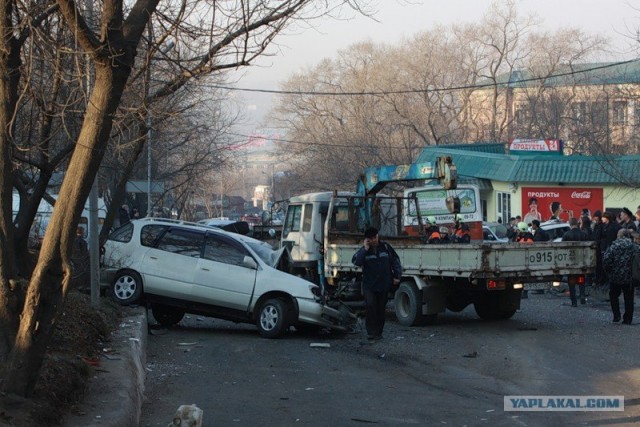 Широкомасштабное ДТП, Владивосток