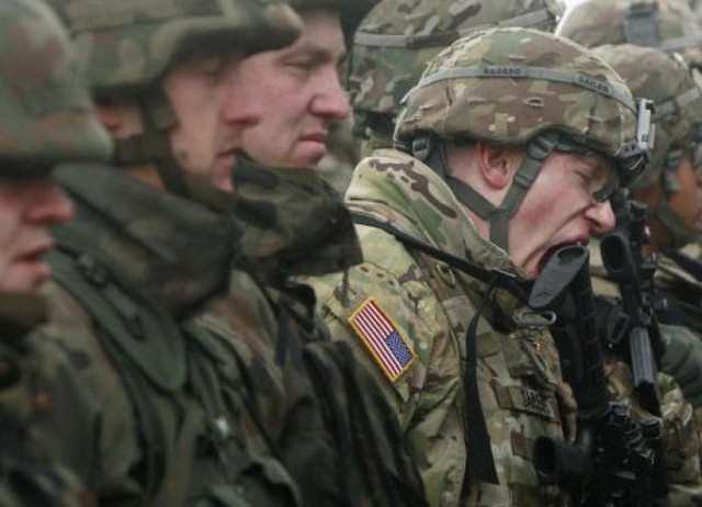 На учениях НАТО американские солдаты подрались