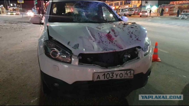 В Петропавловске-Камчатском пьяная женщина за рулем «Nissan» сбила пешеходов