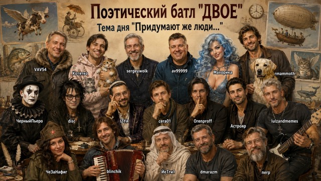 Двое, поэтический батл