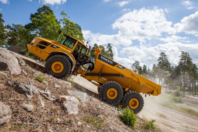 Полигон Volvo Construction Equipment в Швеции