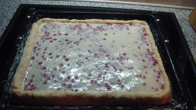 Пирог с клюквой.