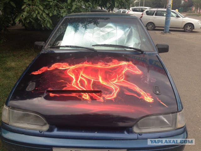 Прикольная  аэрография