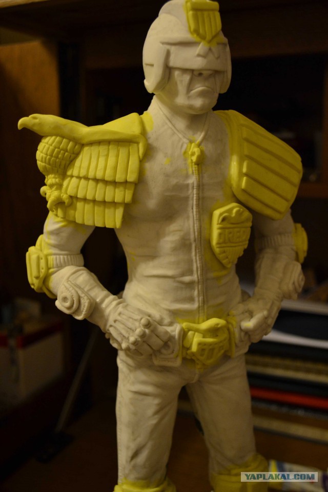 Создание фигурки "JUDGE DREDD"