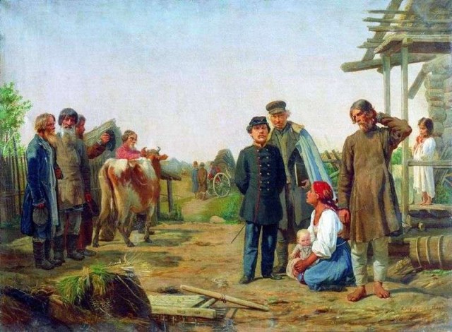 Ужасы крепостничества на картинах художников