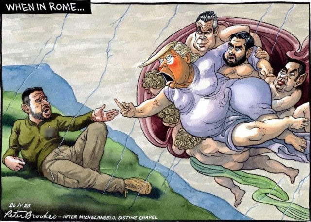 «Будучи в Риме...» Издевательскую карикатуру разместила Times