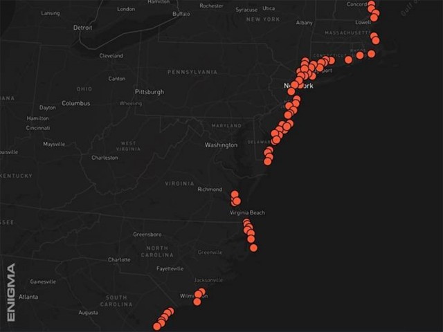У побережья США зафиксировали аномальные подводные объекты