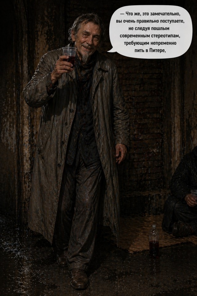 Комикс про стереотипный Питер