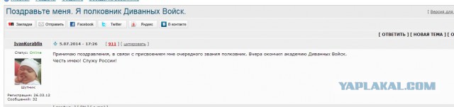 День "Диванных войск" РФ