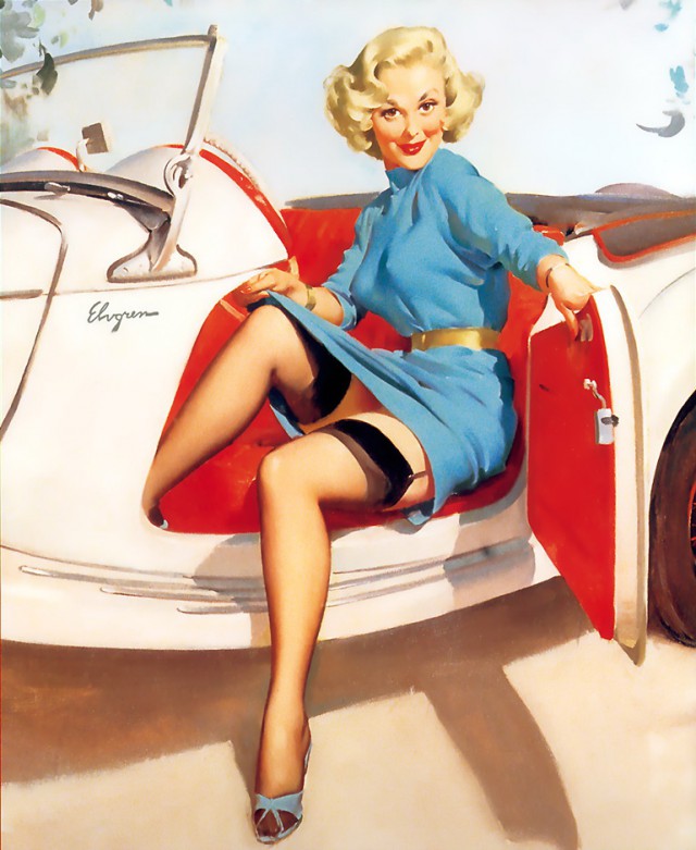 PIN-UP искусство Old school