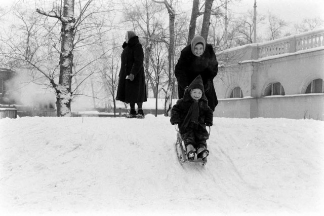 Зимние забавы москвичей