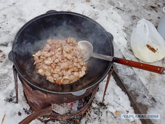 Блюда для казана, на природе и свежем воздухе
