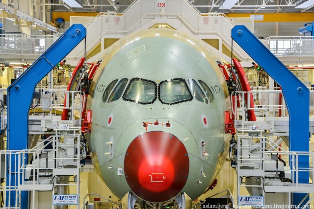 Как собирают самолеты Airbus