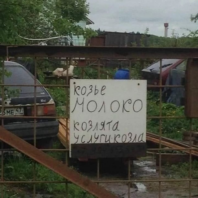 Вывески, которые писали ногами