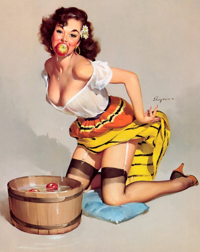 PIN-UP искусство Old school
