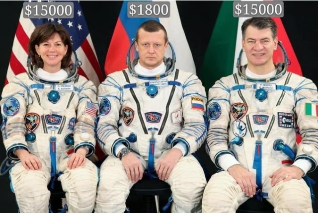 Какая зарплата у космонавтов