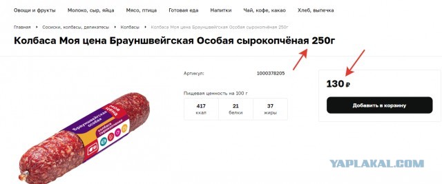 Советские сырокопченые колбасы высшего сорта