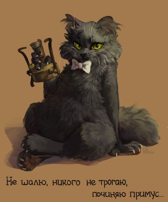 Кот суетолог.