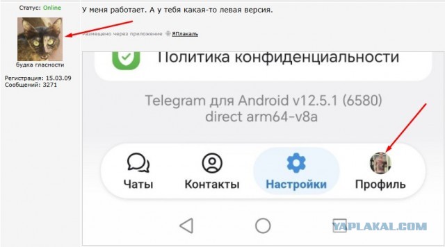 Телеграмм всё?