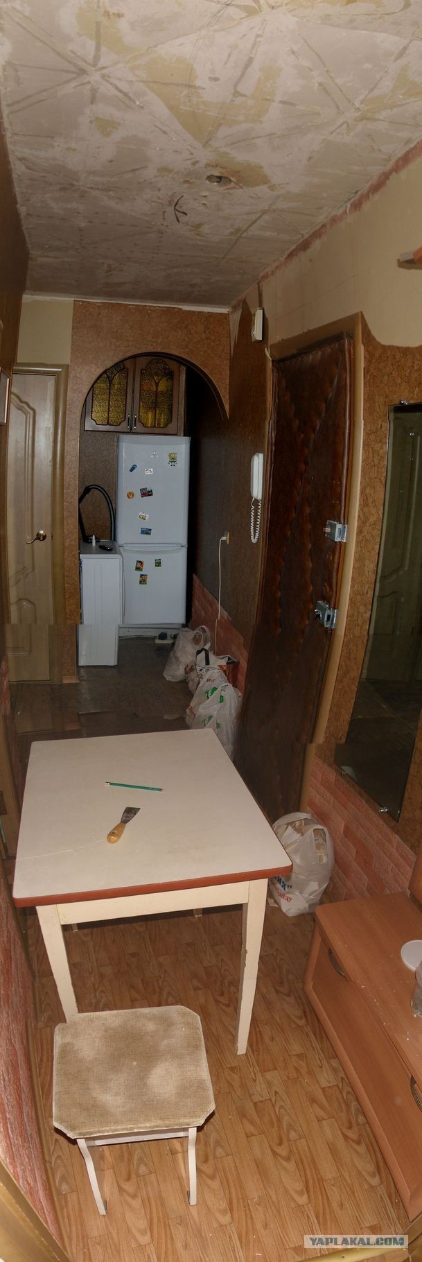 Ремонт в коридоре и кухне