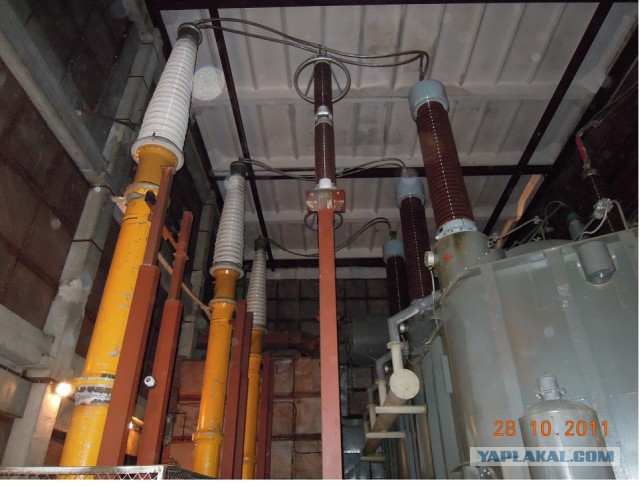 Ночная подстанция и 500 кВ