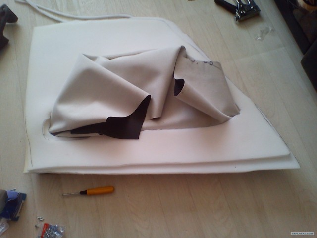 Перетяжка дверей салона своими руками