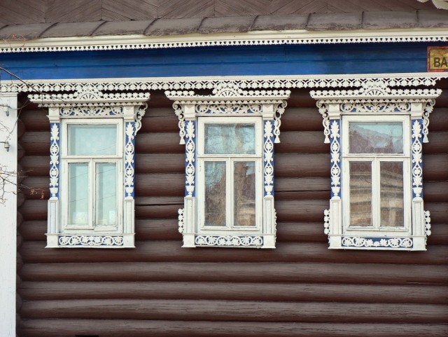 г.Семёнов. Наличники на окна (82 фото)