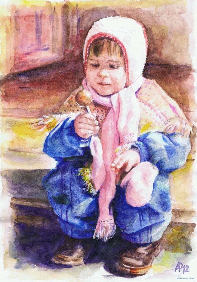 Мои акварели.