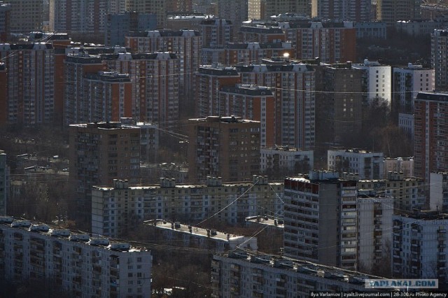 Над МКАД на вертолете