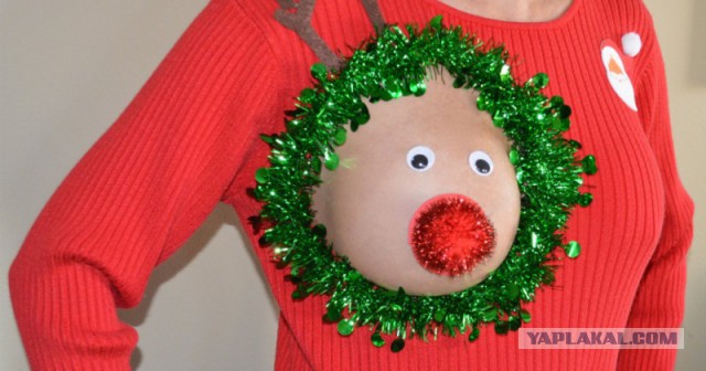 Креативный рождественский свитер