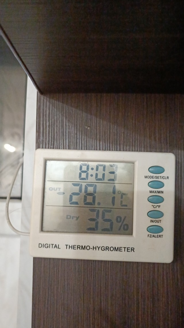 Что то зябко, а как у вас?