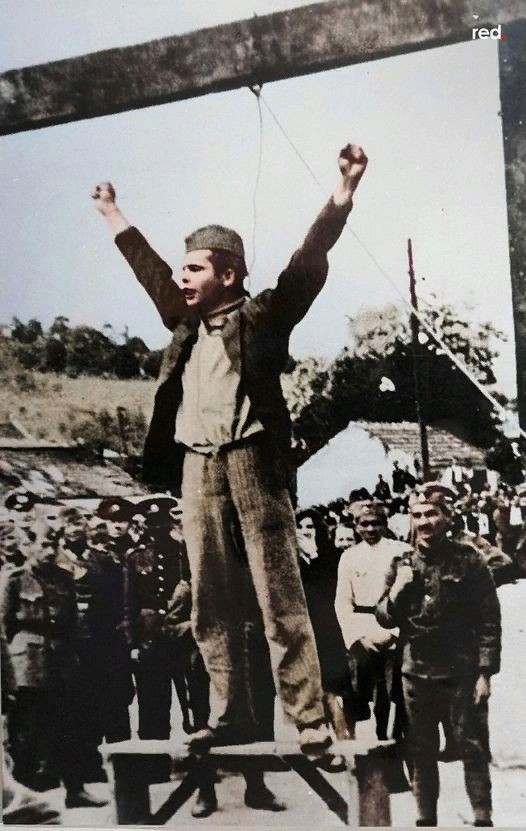 22 мая 1942 года югославский коммунист Степан Филипович взошёл на виселицу и произнёс слова, ставшие символом партизанского движ