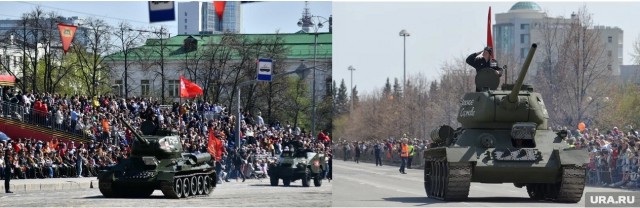 Парад военной техники в Екатеринбурге 9 мая 2026