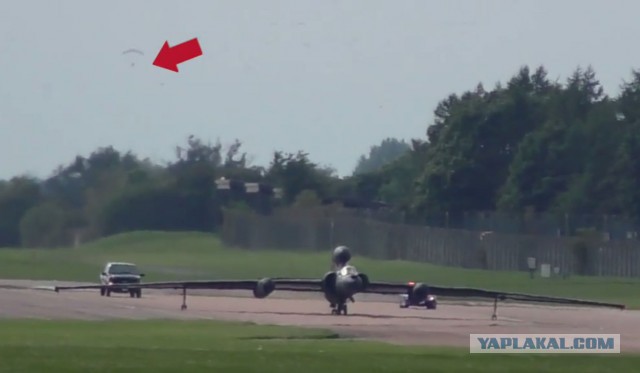 Посадка самолёта шпиона U-2