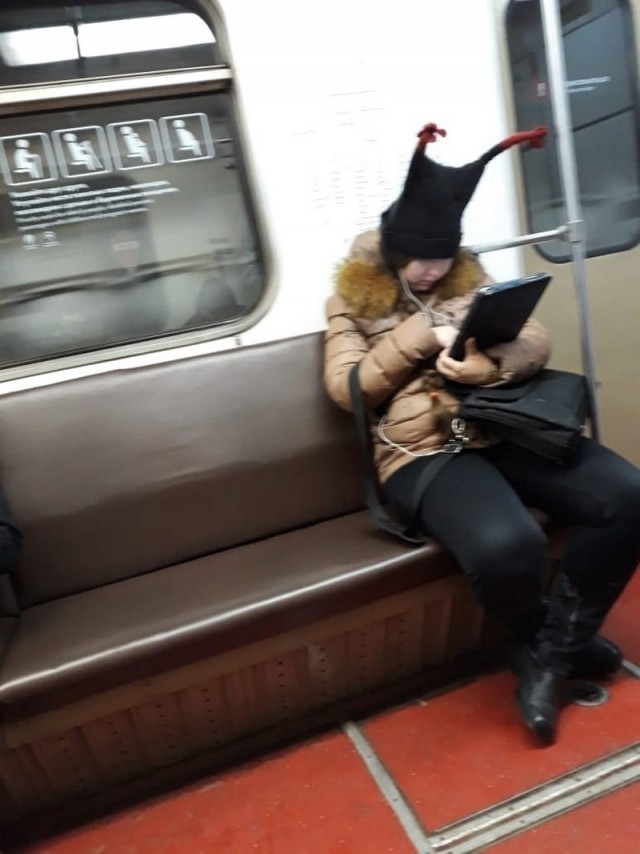 Свежая порция модников из российского метрополитена