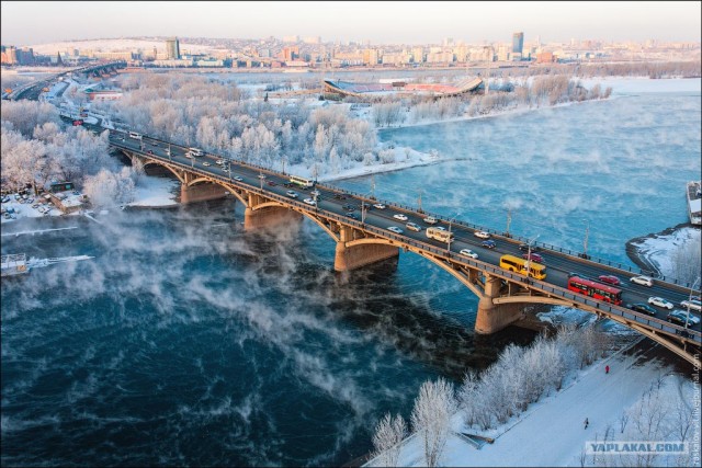 Виртуальное путешествие в Красноярск: Вид с высоты