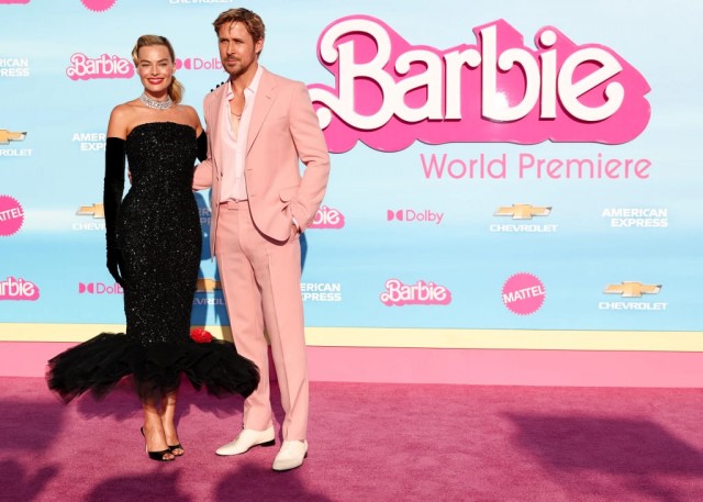 Красная дорожка на премьере Барби!