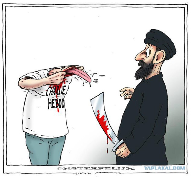 Charlie Hebdo опубликовала еще одну карикатуру
