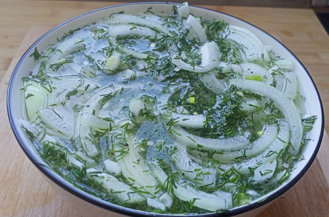 Маринованный лук к мясу