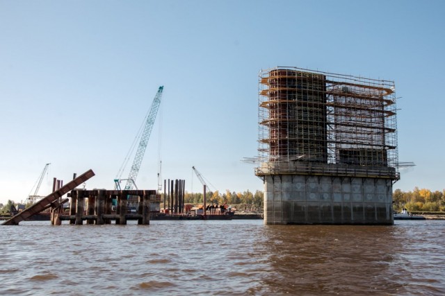 Новый мост через Обь в Сургуте