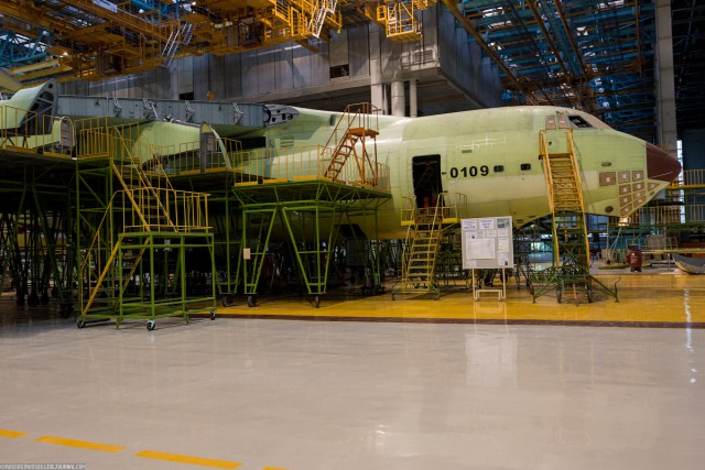 Производство самолетов на «Авиастар-СП» в Ульяновске