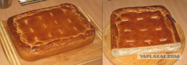 Пирог с палтусом