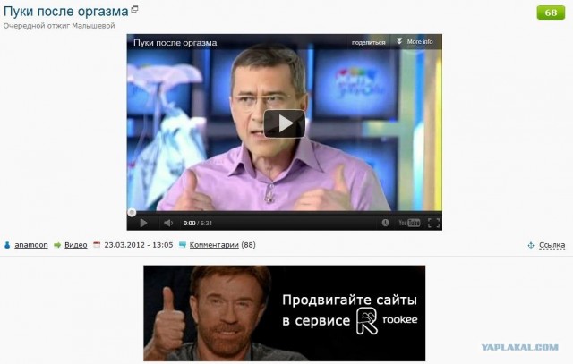 Пуки после оргазма